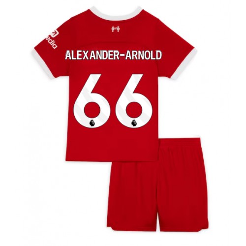 Maillot de foot Liverpool Alexander-Arnold #66 Domicile enfant 2023-24 Manches Courte (+ pantalon court)